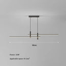 Axyaa Modern Bar Table Lamp Strip Light Fixture for Study Room & Tea Room