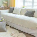 Axyaa Plush Sofa Cushion: Soft Crystal Velvet Cover for Furniture Protection