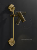 Axya Copper Retro Designer Wall Light for Luxurious Living Room and Bedside Atmosphere
