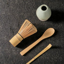 Axyaa Bamboo Tea Set: Whisk, Spoon, Brush - Traditional Chinese & Japanese Teaware