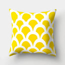 Axyaa Geometric Yellow Pillowcase for Chic Home Decor and Comfort