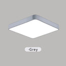 Axyaa Nordic Macaron LED Square Ceiling Light: Modern Iron Home Lamp for Living Room, Bedroom, Study