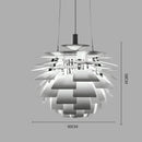 Axyaa Aluminum Chiba Chandelier LED Pendant Light for Modern Living & Dining Rooms