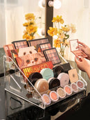 Axyaa Acrylic Makeup Organizer: Nail Polish, Lipstick, Eye shadow, Blush & Cosmetics Display