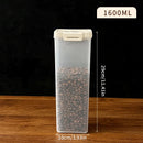 Axyaa Coffee Bean Sealed Jar Clear Food Storage Box Moisture-proof Airtight Container