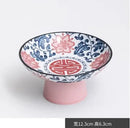 Axyaa High Foot Pastry Plate - Elegant Tea & Fruit Plate for Home