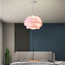 Axayya White Rose Ceiling Chandelier Creative Petal Light Fixtures