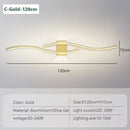Axyaa LED Strip Wall Sconce Remote Control Bedroom Living Room Home Decor