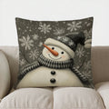 Axyaa Let It Snow Christmas Starry Tree Throw Pillow Cover