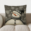 Axyaa Let It Snow Christmas Starry Tree Throw Pillow Cover