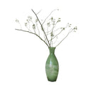 Axyaa Chinese Celadon Glass Vase: Song Dynasty Aesthetic, Perfect for Flowers, Orchid, Living Room