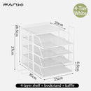 Axyaa Mesh Desk Organizer Stackable Paper Tray Stackable Desktop Document File Organizer