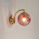 Axyaa Glass Wall Lamps: LED Indoor Wall Light for Living Room, Hallway, and Bedroom