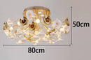 Axyaa Staircase Chandeliers Modern LED Pendant Light for Living Room