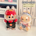 Axyaa Labubu Plush Dolls Display Protective Cover: Portable Transparent Organizer Box