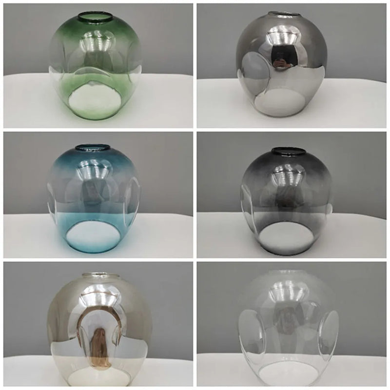 Axyaa Glass Shade Replacement for DNA Magic Bean Lights - 18cm, Concave Lens - E27 Lamp Cover