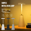 Axyaa Touch Control LED Table Lamp, Dimmable Eye Protection, USB Charging, Modern Design