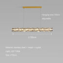 Axyaa Modern Crystal Pendant Light for Light Luxury Restaurant & Living Room