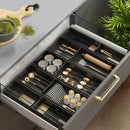 Axyaa Adjustable Dish Rack Drawer Organizer Storage Holder Shelf