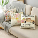 Axyaa Spring Flowers & Plants Pillow Cover Collection - 40/45/50cm