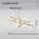Axyaa Satellite LED Chandelier for Home Decor Lighting