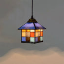 Axyaa European Stained Glass Pendant Chandelier Light Fixture Home Decor