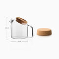 Axyaa Glass Teapot Kettle, Large Capacity, Heat Resistant, Creative Design