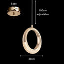 Axyaa Nordic Light Luxury Acrylic LED Chandelier for Home and Events