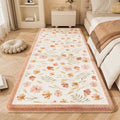 Axyaa Plush Pastoral Bedroom Carpet: Soft & Non-slip Rug for Home Decor
