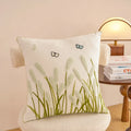 Axyaa Floral Embroidery Pillowcase 45x45: Home Decor Cushion Cover Sofa Headboard