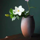 Axyaa Zen Stoneware Vase, Handmade Ceramic Pot, Wabi Sabi Home Decor
