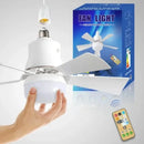 Axyaa 5-Leaf LED Ceiling Fan Light with Remote Control for Living Room