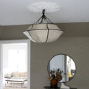 Axya Nordic Retro Fabric Chandelier for French Medieval Style Living Room Decor