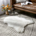 Axyaa Plush Faux Sheepskin Rug Soft Fluffy for Living Room & Bedroom