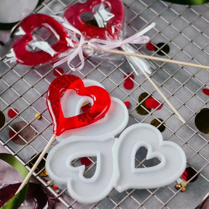 Axyaa Silicone Lollipop Molds Cake Decorating Chocolate Baking Mould