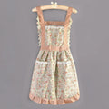 Axyaa Floral Kitchen Apron with Pocket - Sleeveless & Breathable