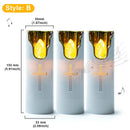 Axyaa Flameless Music Speaker Candle Lamp: Swinging Flame, LED Electric, Church & Cemetery