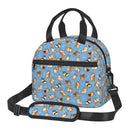 Axyaa Corgi Dogs Thermal Lunch Bag Insulated Tote with Shoulder Strap