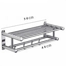 Axyaa Towel Rack Wall Mount Holder Bathroom Accessories Shower Hanger Towel Bar Shelf