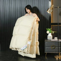 Axyaa White Goose Down Duvet | Silent Winter Quilt | Hotel Quality Warmth