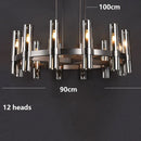Axyaa Modern LED Pendant Chandeliers for Living Room & Dining Room