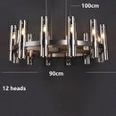 Axyaa Modern LED Pendant Chandeliers for Home Decor and Indoor Lighting