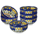 Axyaa 6 Piece 28 Oz Ceramic Cereal Bowls Set, Bohemian Style for Various Meals