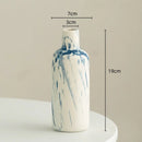 Axyaa Irregular Ink Graffiti Ceramic Vase for Home Decoration and Flower Arrangement
