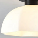 Axya Modern Nordic White Glass Ceiling Chandelier LED Light