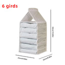 Axyaa Hanging Closet Organizer Shelves for Pants Socks Underwear - Space-Saving Storage Solution