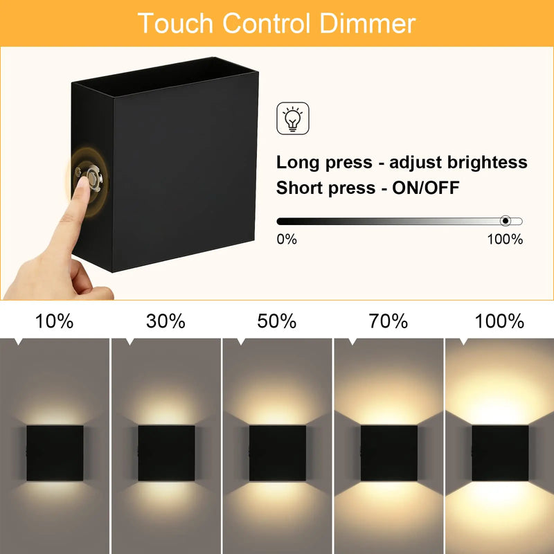 LED Motion Sensor Wall Lamp Axyaa Brand IP65 Waterproof Indoor Outdoor Sconce