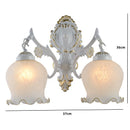 Axyaa European Chandelier with White Glass Shade for Dining Room