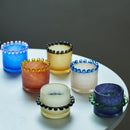 Axyaa Lace Glass Vase Candlestick Scented Pen Container Desktop Storage Flower Vase