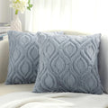 Axyaa Soft Plush Cushion Cover 45x45, Luxury Decorative Pillowcase for Living Room